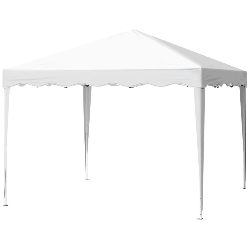 10' x 10' Pop Up Canopy Tent - White