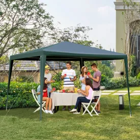 10x10 ft Party Gazebo Canopy Tent - Green