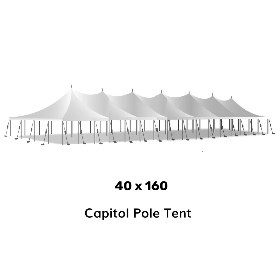 40x160 Pole Tent