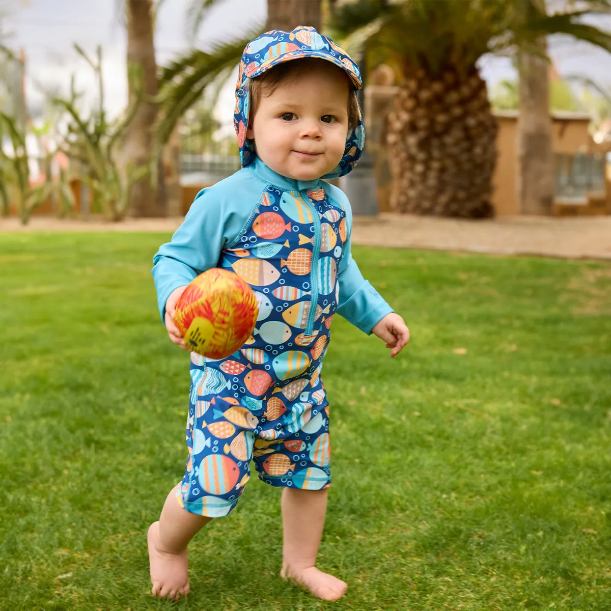 Baby Boy's Swim Flap Hat