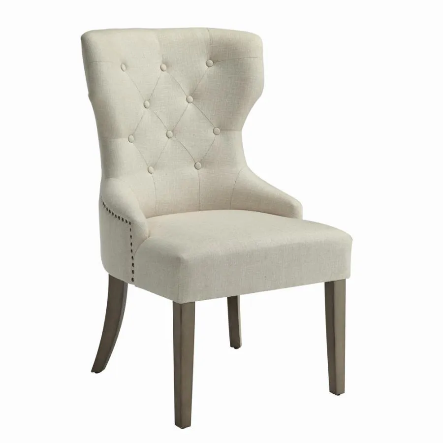 Ben Tufted Upholstered Dining Chair Beige