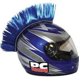 BLUE Helmet Mohawk