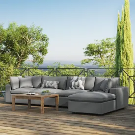 Commix 5-Piece Outdoor Patio Sectional Sofa by Modway