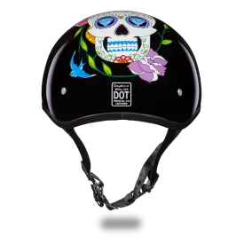 Daytona 1/2 Shell Hemlet - Diamond Skull