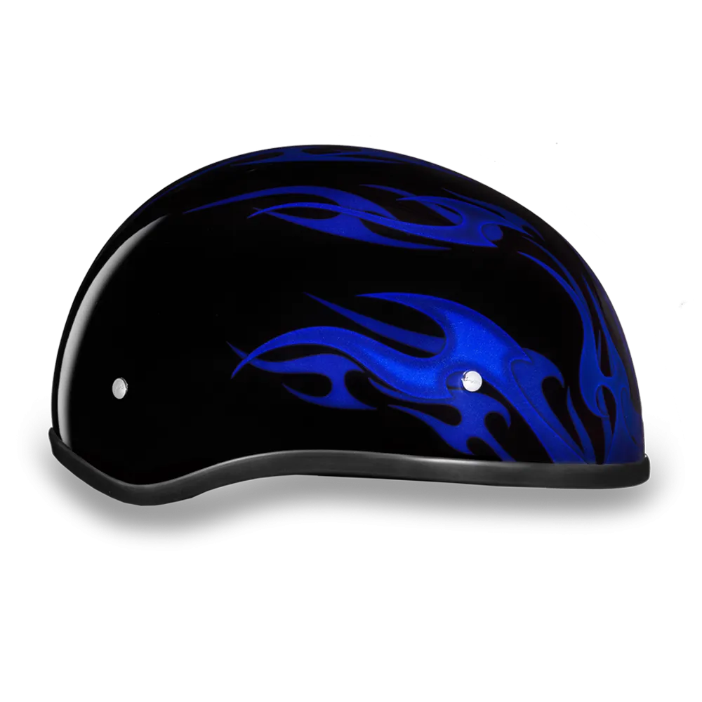 Daytona 1/2 Shell Hemlet - Flames Blue