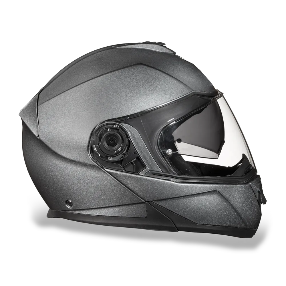 Daytona DOT Modular with Inner Shield - Gun Metal Grey Metallic