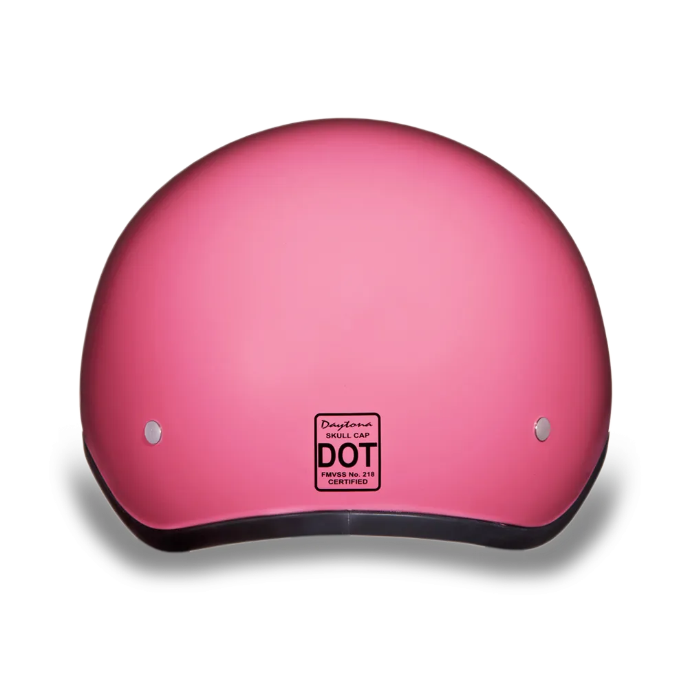 Daytona Skull Cap - Hi-Gloss Pink - With Visor