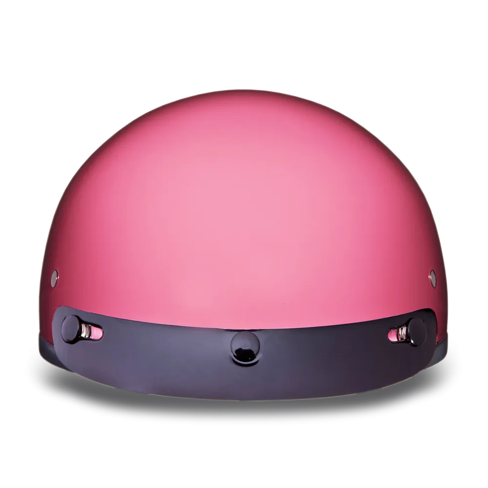 Daytona Skull Cap - Hi-Gloss Pink - With Visor