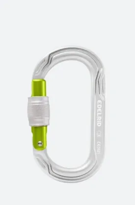 Edelrid Oval Power 2500 II Screw Gate Climbing Carabiner