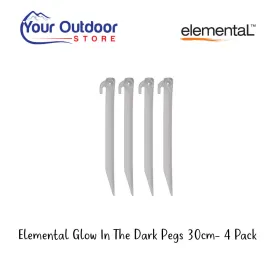 Elemental Glow In The Dark Tent Peg 30cm