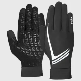 Fdx Aero Black Full Finger Winter Cycling Gloves