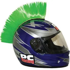 GREEN Helmet Mohawk