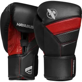 HAYABUSA T3 BOXING GLOVES - BLACK/RED