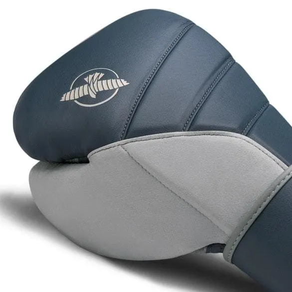 HAYABUSA T3 BOXING GLOVES - STEEL BLUE/GREY