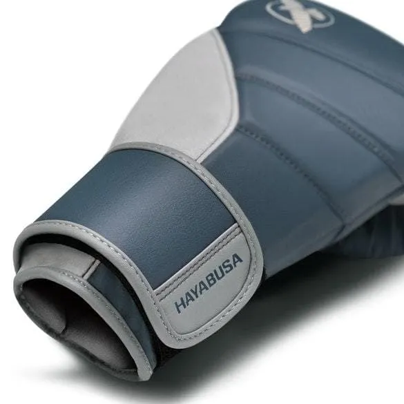 HAYABUSA T3 BOXING GLOVES - STEEL BLUE/GREY