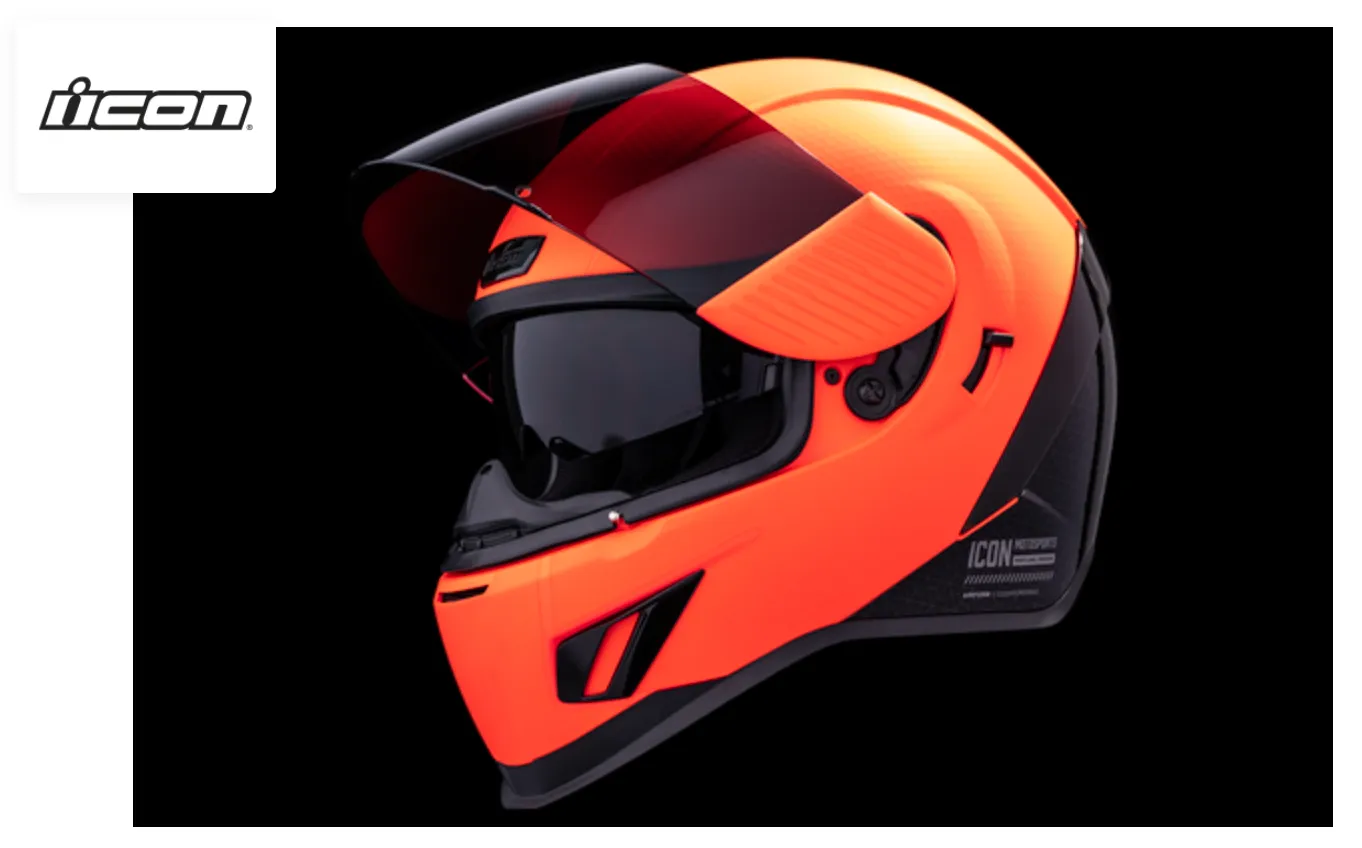 Icon Airform Counterstrike MIPS Red Full Face Motorcycle Helmet