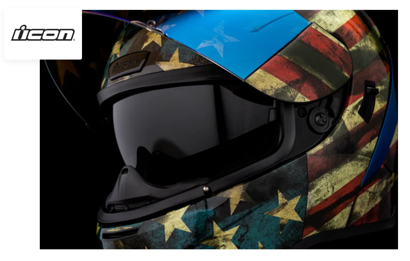 Icon Airform Old Glory MIPS Full Face Motorcycle Helmet