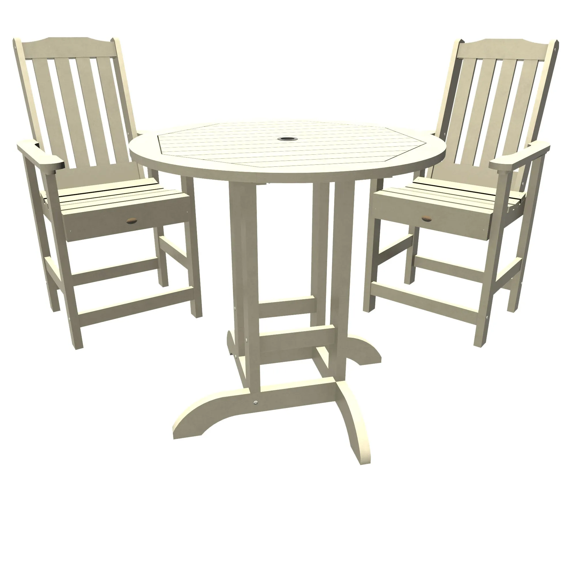 Lehigh 3pc 36in Round Dining Set - Counter Height