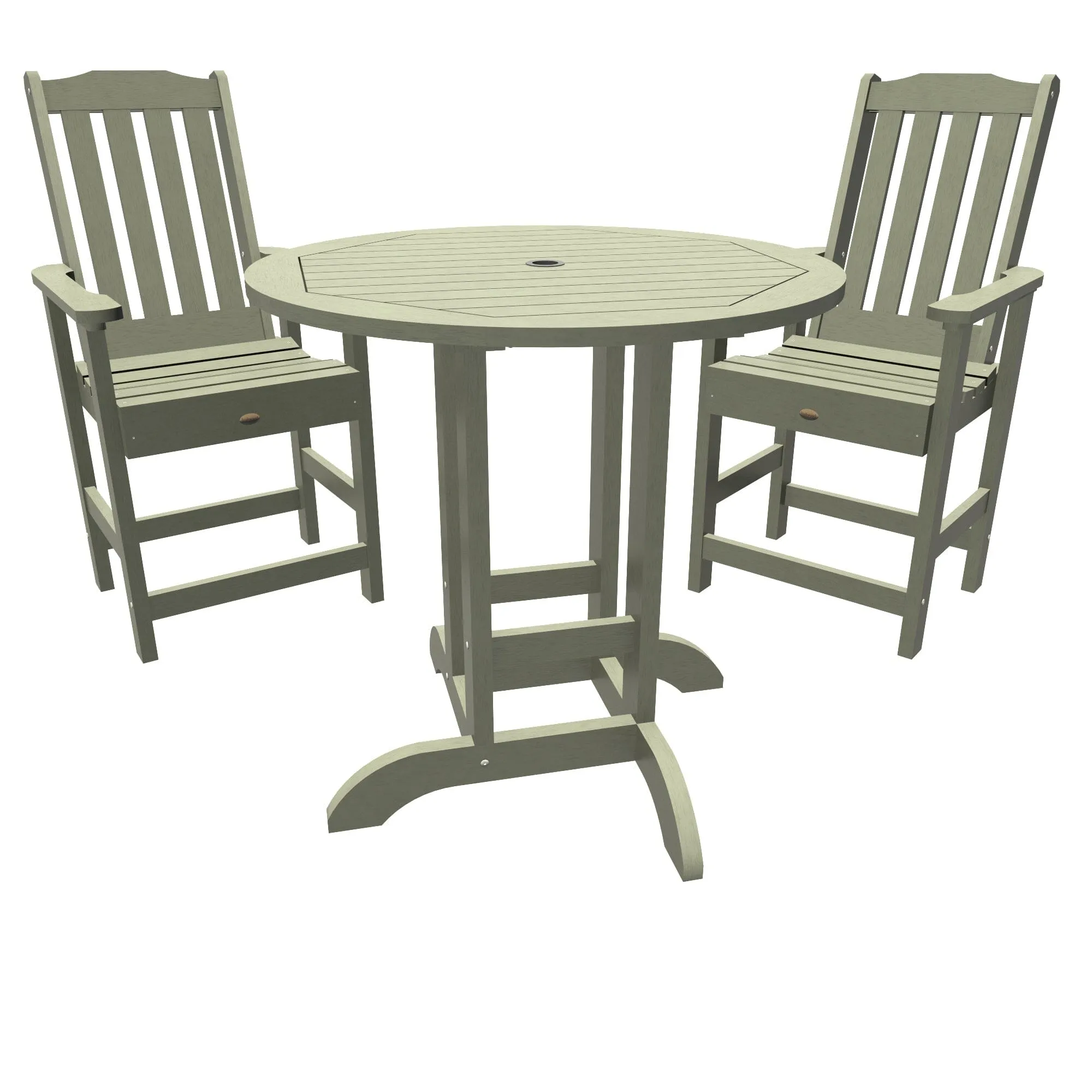 Lehigh 3pc 36in Round Dining Set - Counter Height