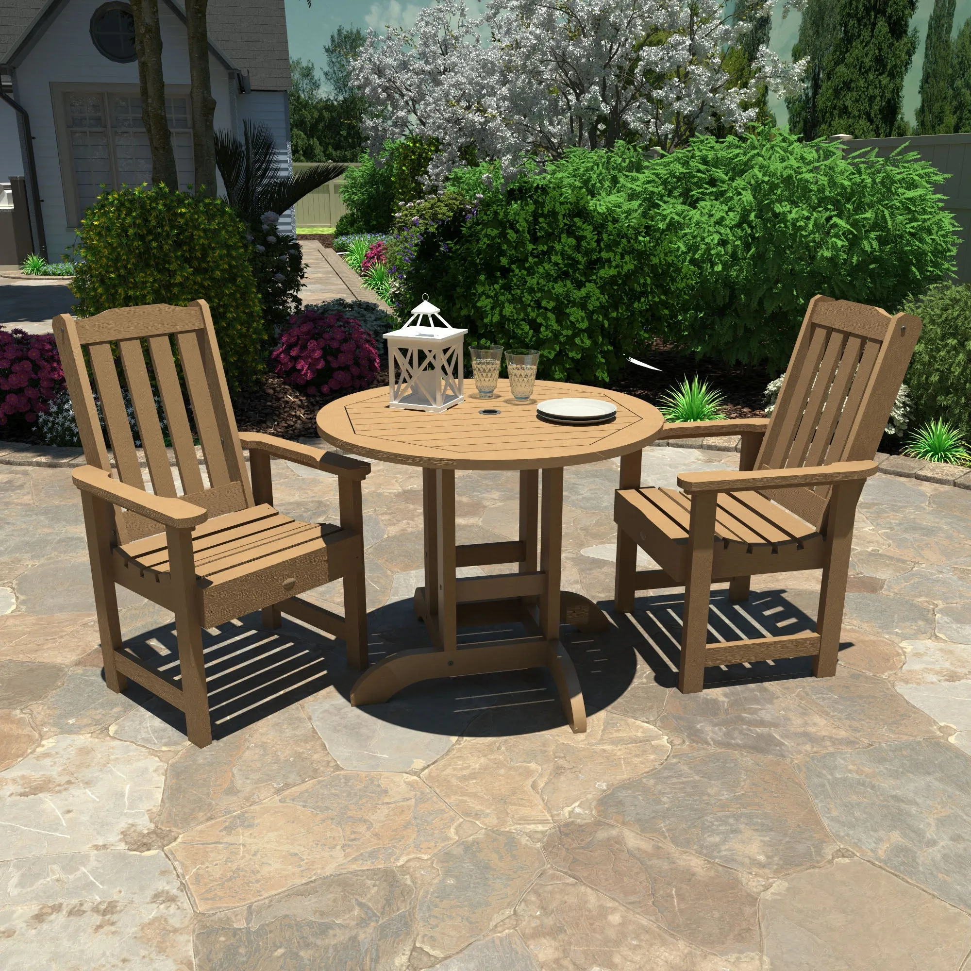 Lehigh 3pc 36in Round Dining Set - Dining Height