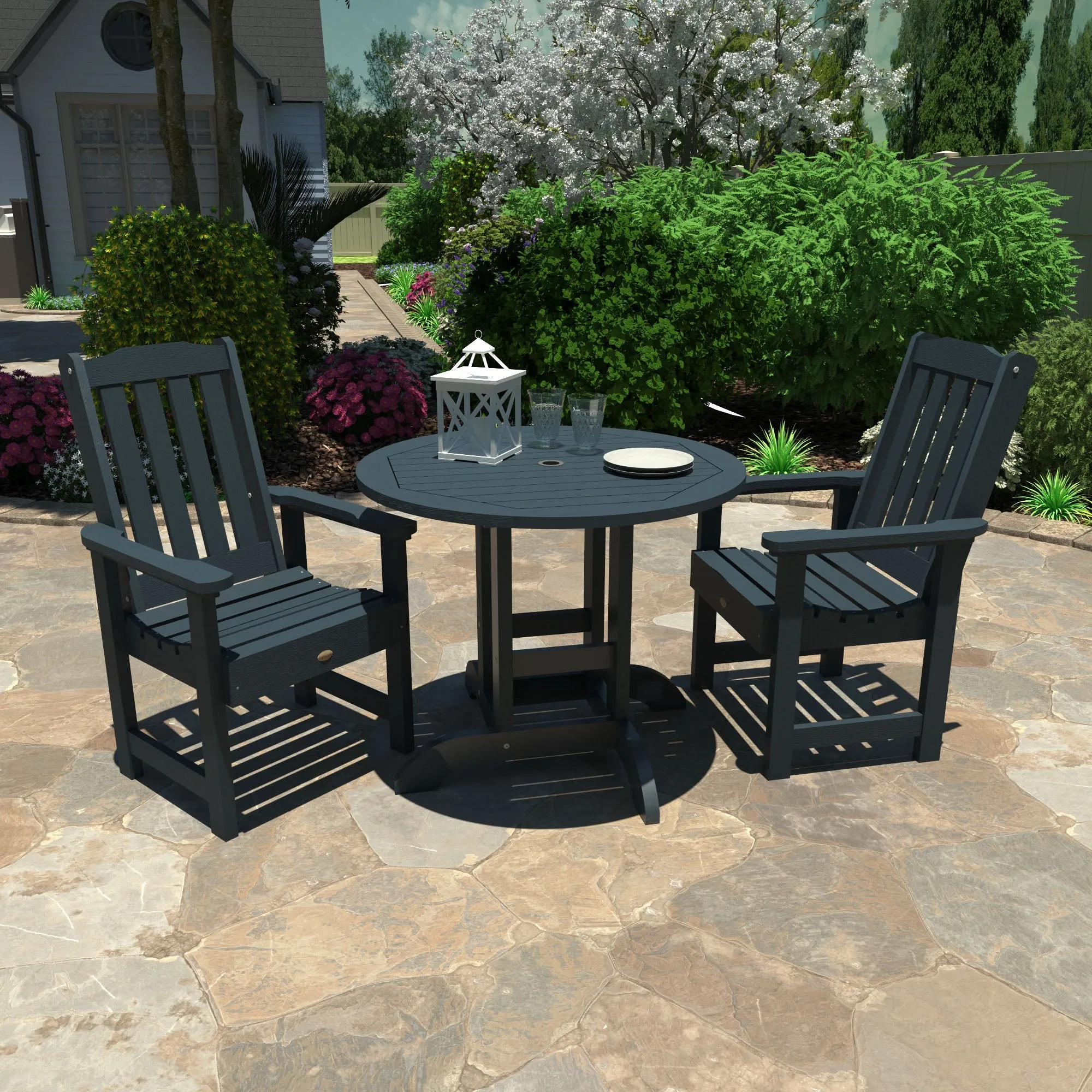 Lehigh 3pc 36in Round Dining Set - Dining Height