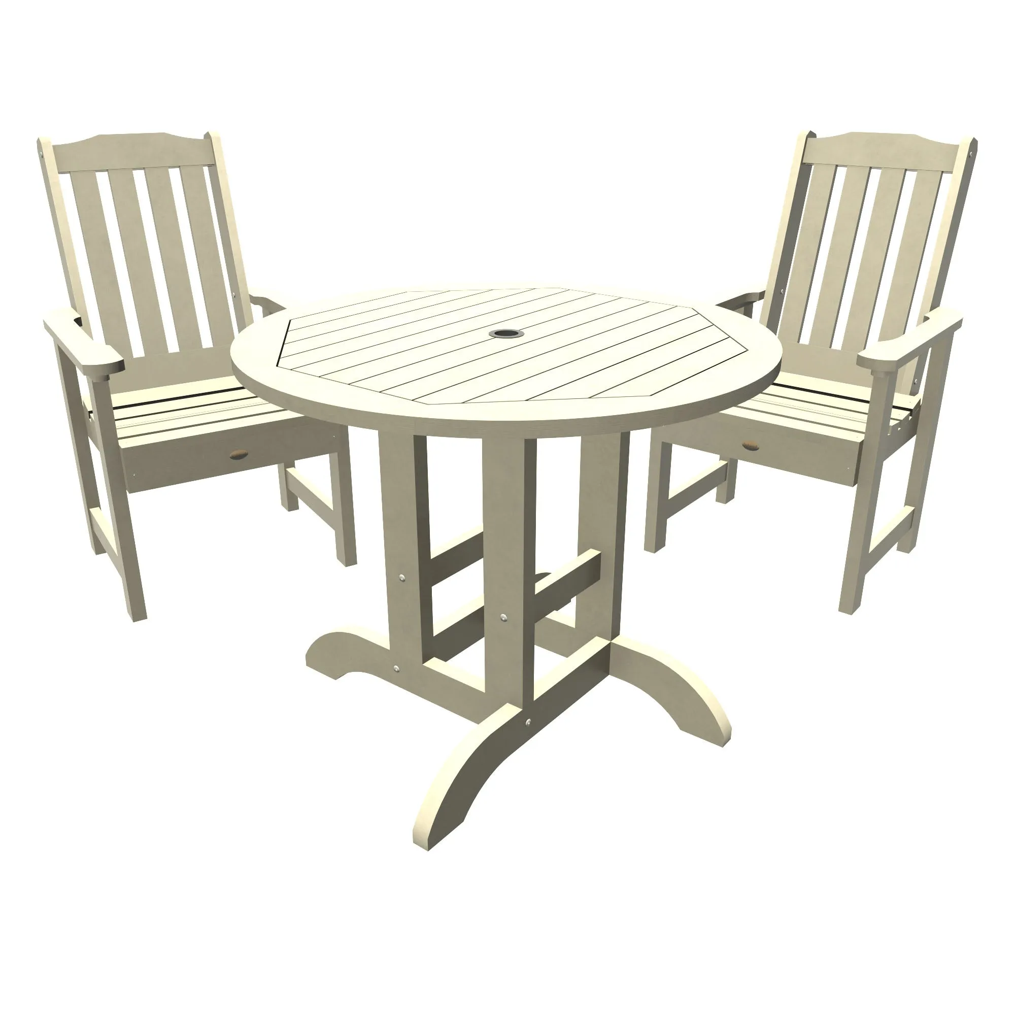 Lehigh 3pc 36in Round Dining Set - Dining Height