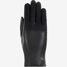 Luna - vegan leather gloves with fleece lining & touchscreen feature