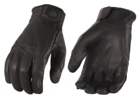 Men’s Premium Leather Gloves w/ Led Finger Lights & Touch Feature