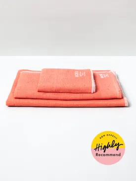 Moku Light Towel, Persimmon