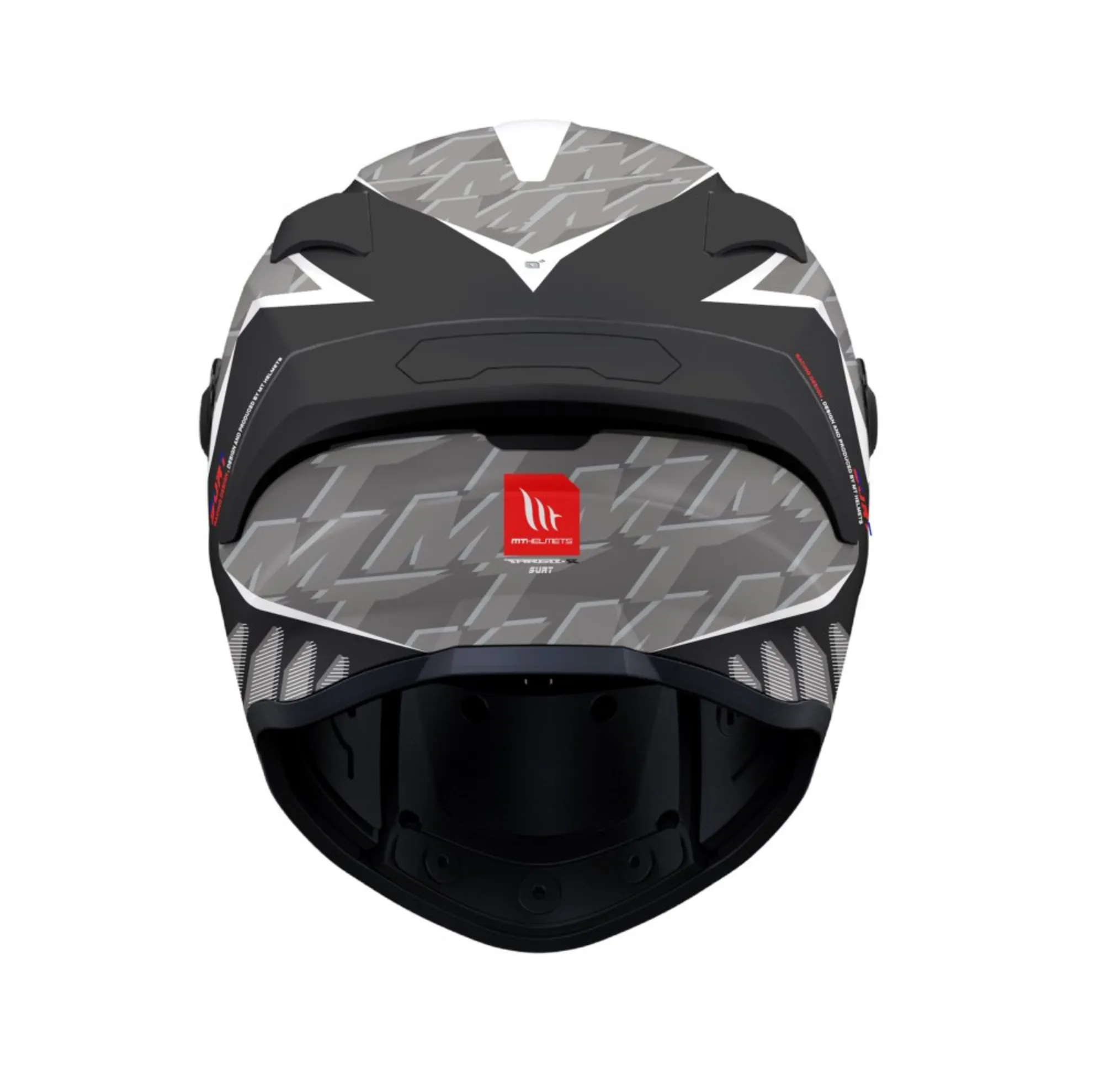 MT Targo S Surt B0 Matt Black Grey Full Face Motorcycle Helmet