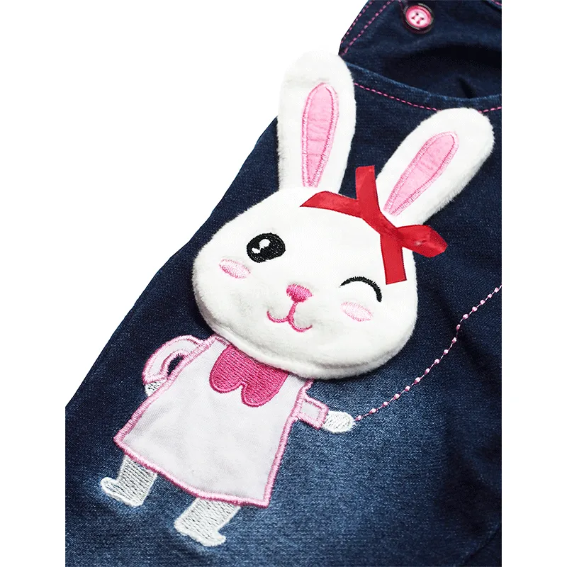 Novel Baby Cartoon Bunny Delicate Overalls