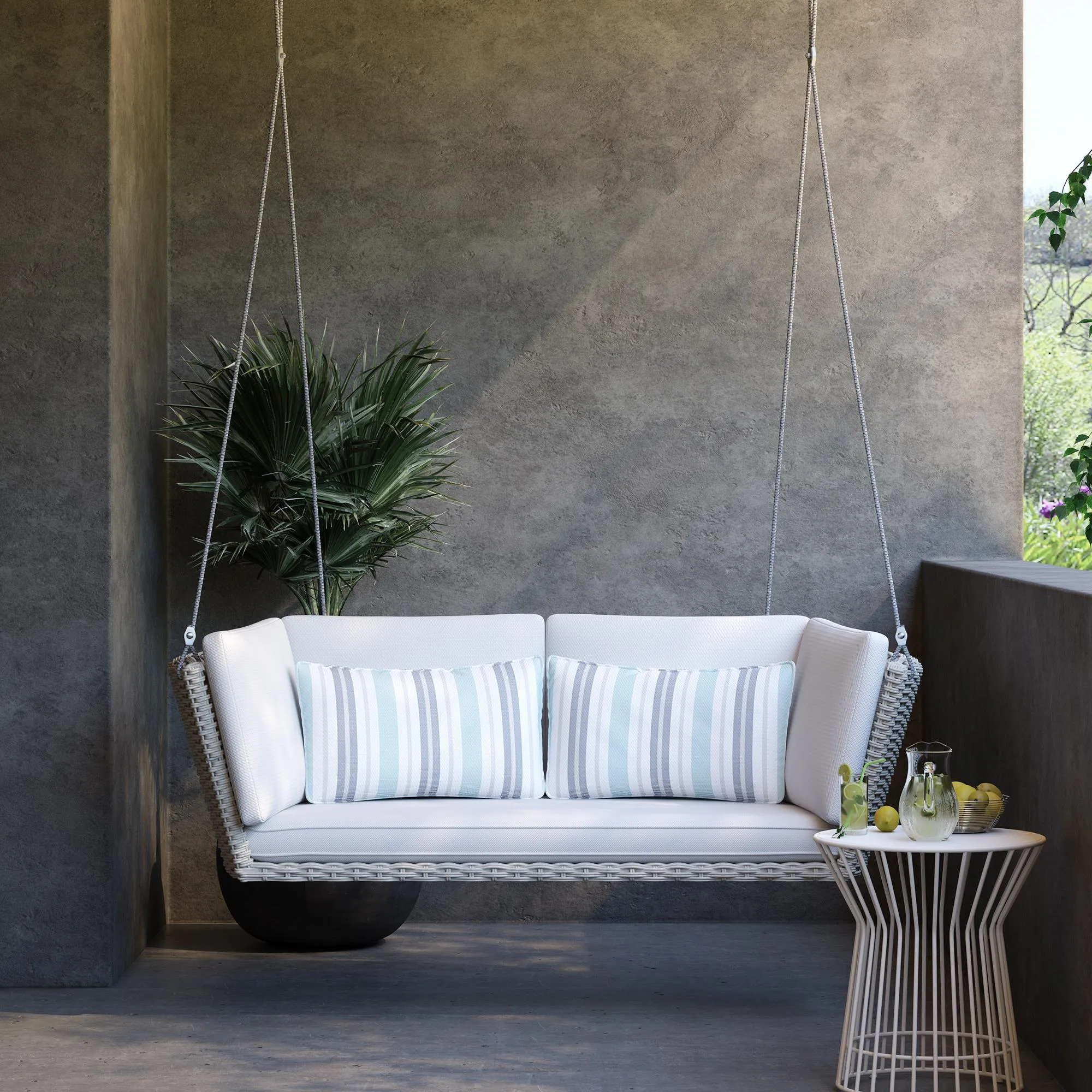 Novogratz Sally Loveseat Swing