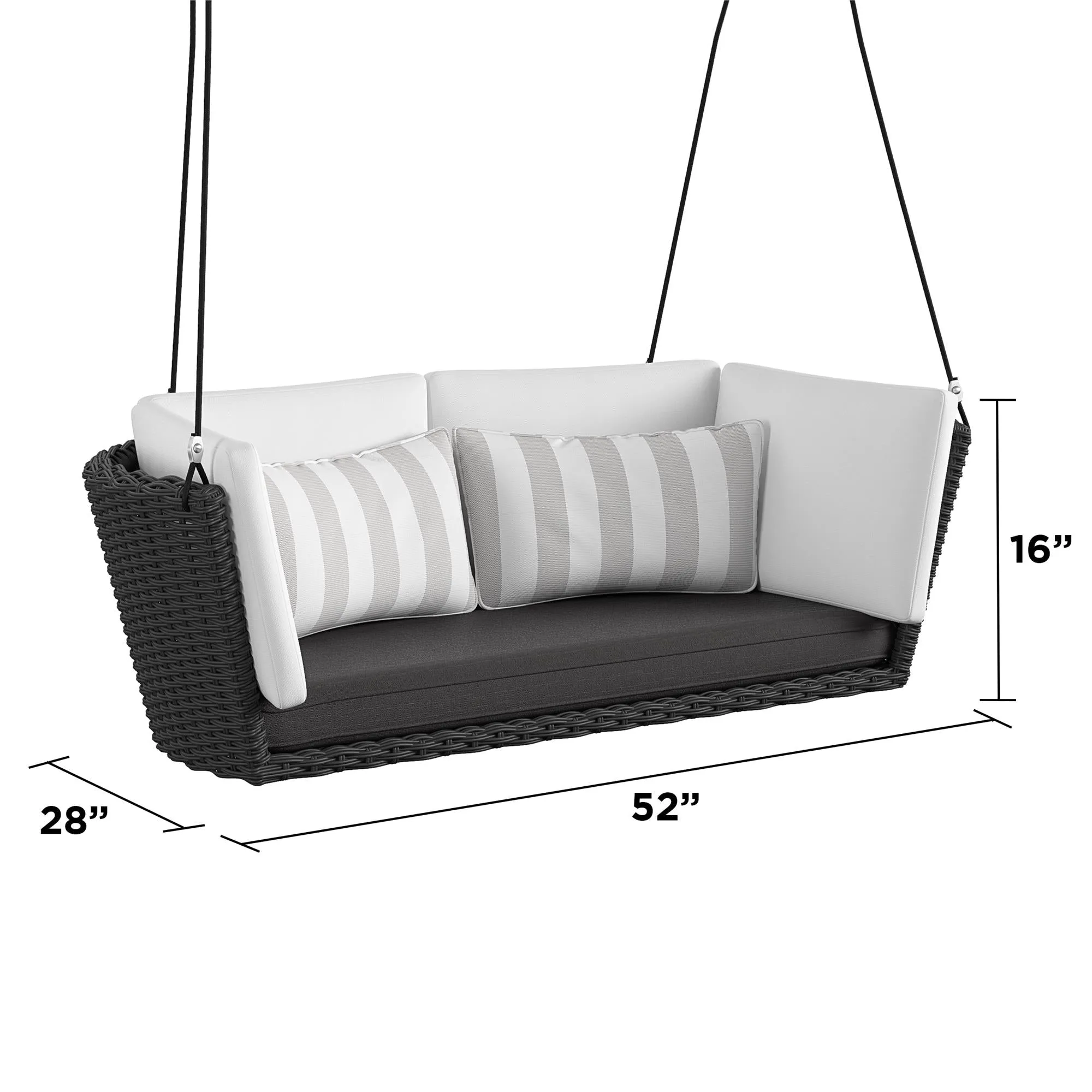 Novogratz Sally Loveseat Swing