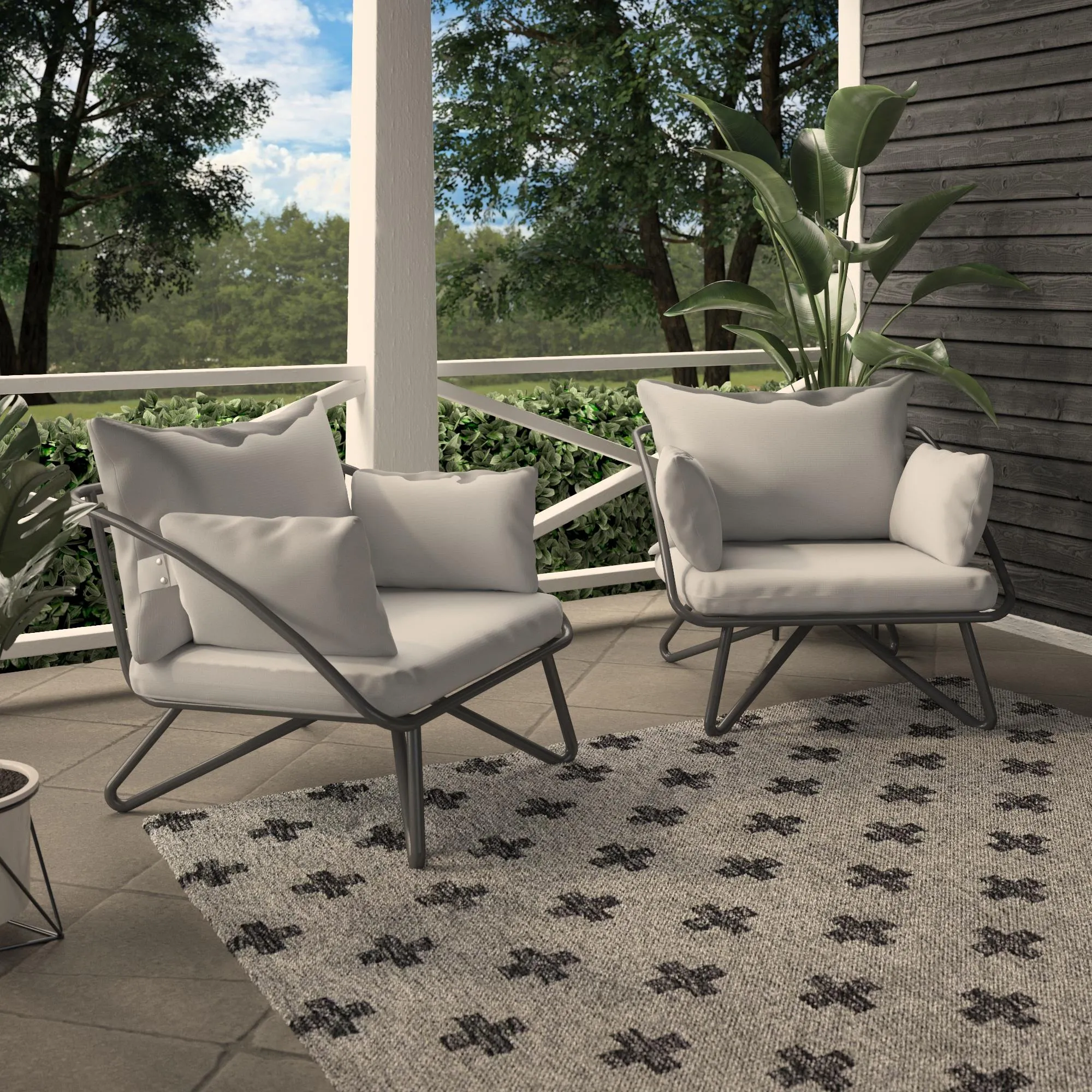 Novogratz Teddi Outdoor Lounge Chairs