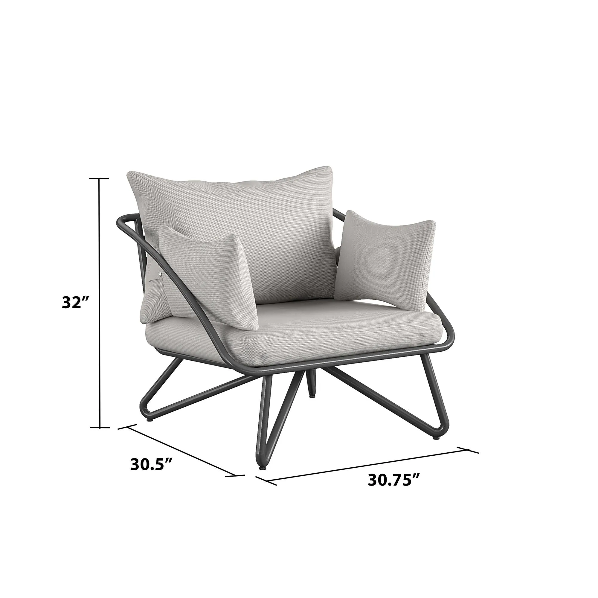 Novogratz Teddi Outdoor Lounge Chairs