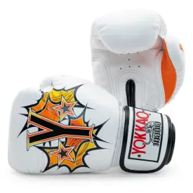 PAD THAI BOXING GLOVES - WHITE