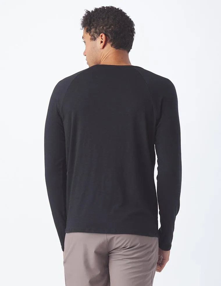 Relax Henley: Black