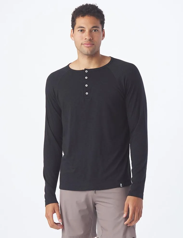 Relax Henley: Black