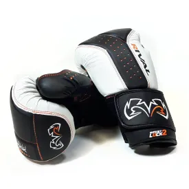 RIVAL RB10 INTELLI-SHOCK BAG GLOVES - BLACK/WHITE