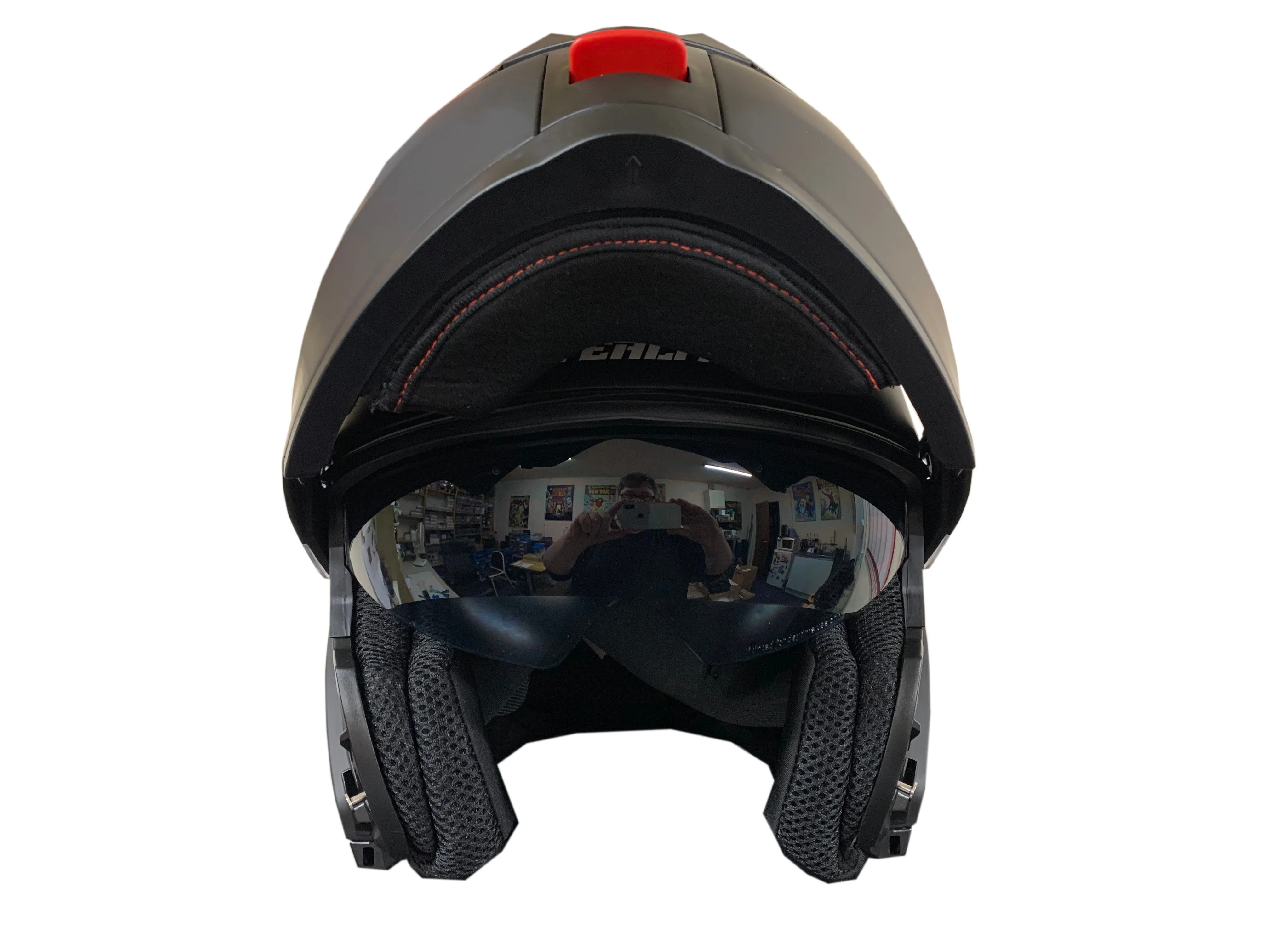 Stealth V159 Flip Front Helmet Matt Black