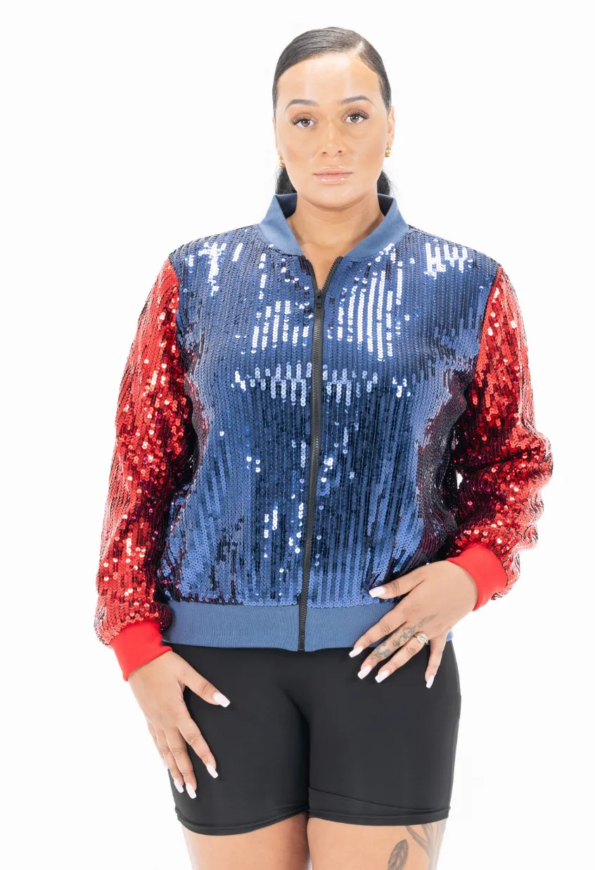 Washington Hockey Sequin Jacket